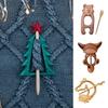 1PC New Brooch Shawl Pin Christmas Tree Scarf Buckle Creative Crafts Jewelry