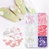 1 коробка блесток для ногтей креативной формы яркий цвет блестящий визуальный эффект не выцветает широкое применение декоративный ПЭТ