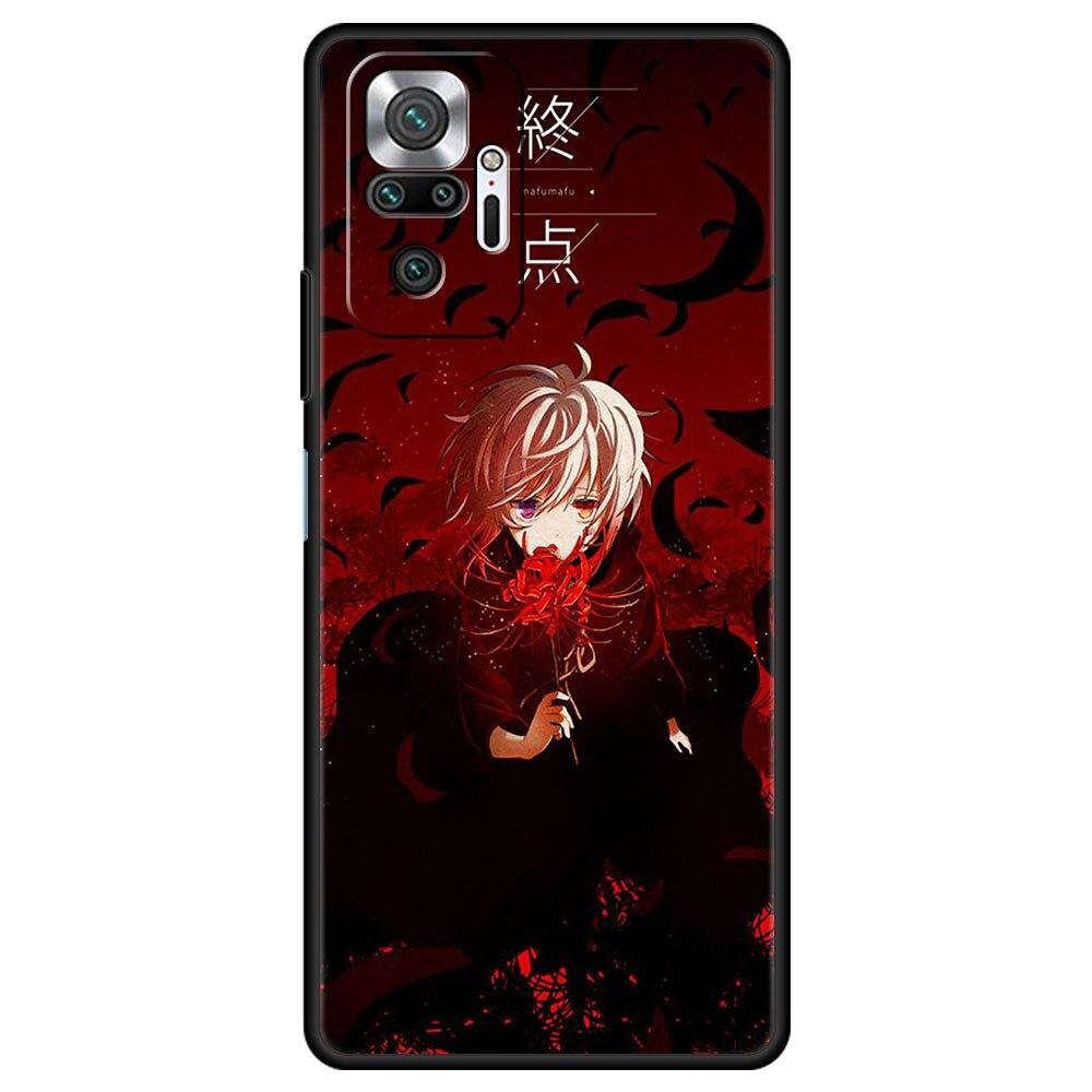 Чехол для redmi 9 9a 10 8t 9c k40 для Xiaomi Redmi note 11 10 9 pro 11T Чехол 8pro 7 9S 9T Funda Tokyo Ghoul Equinox Flower