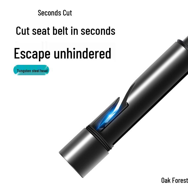 Многофункциональный автомобильный аварийный молоток и стеклобой с табличкой для номера парковки