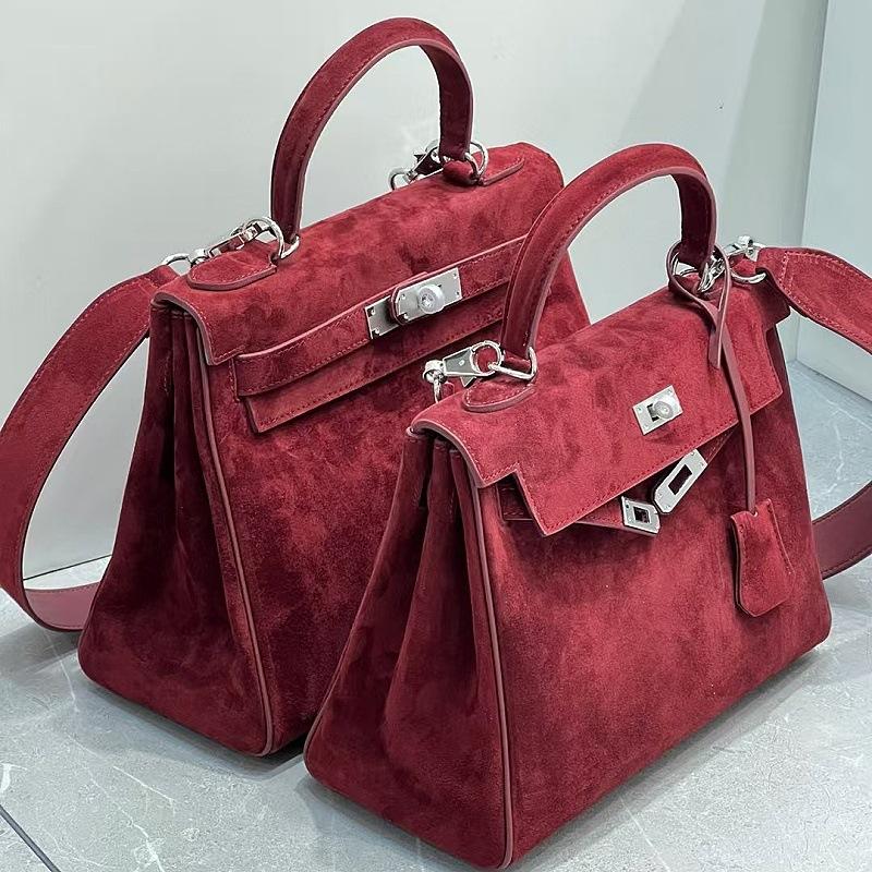 Новая осенне-зимняя сумка с широким плечевым ремнем из матовой кожи, замшевая, из коровьей кожи первого слоя, портативная, на одно плечо, сумка-мессенджер, с высоким чувством