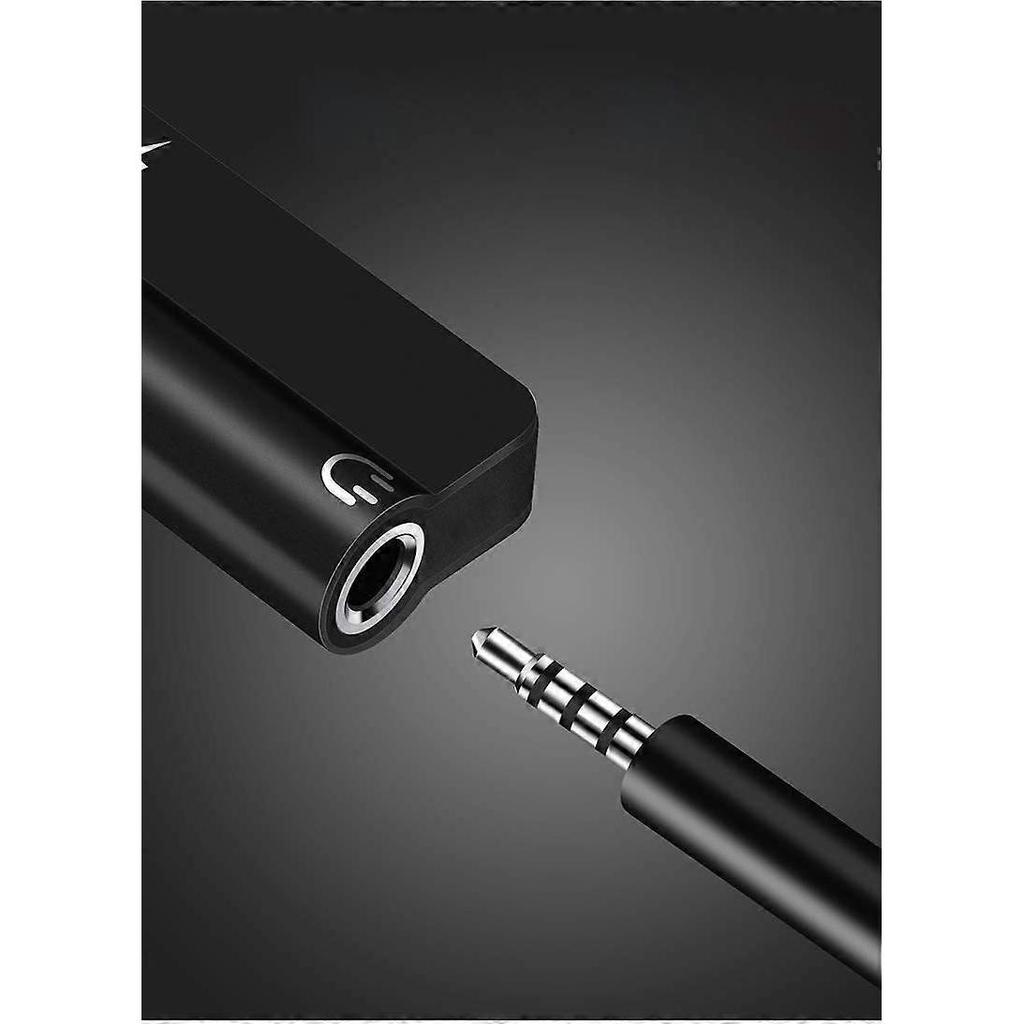 USB C to 3.5mm Adapter, 2 in 1 Aux USB Type C Headphone Audio Adapter Connector