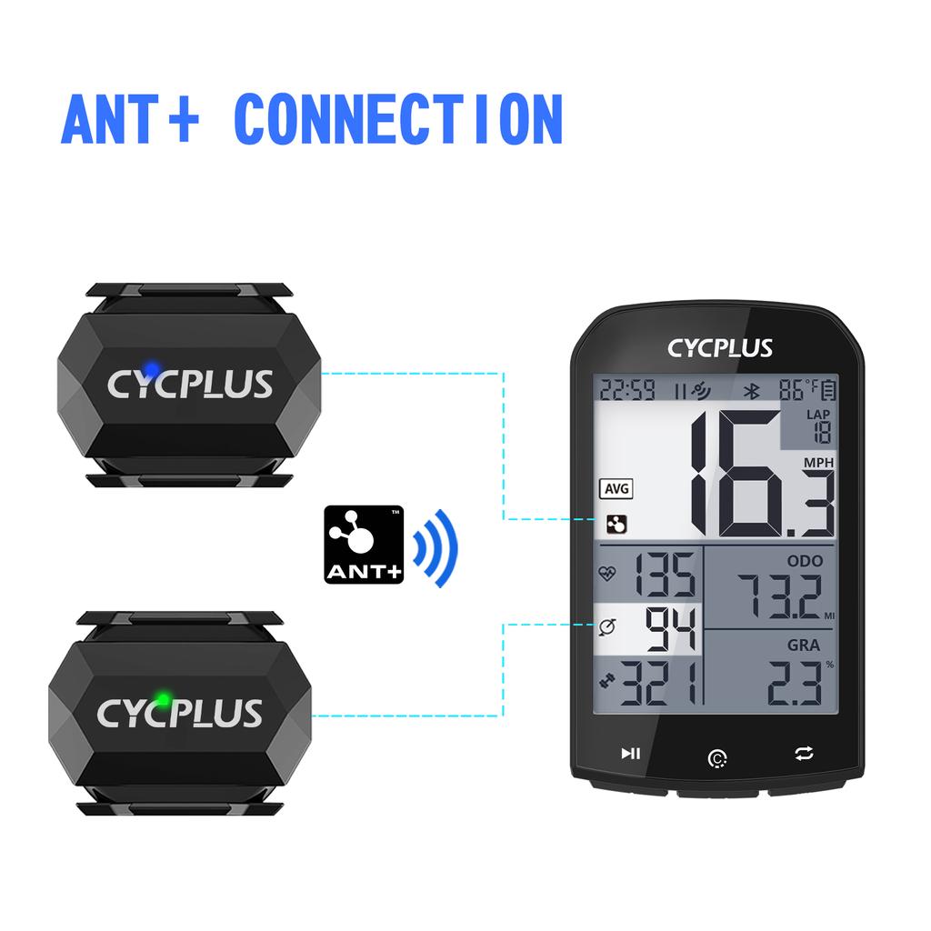 CYCPLUS Cadence Speed двойной датчик велосипедный компьютер спидометр ANT + Bluetooth водонепроницаемый GPS велосипедные аксессуары