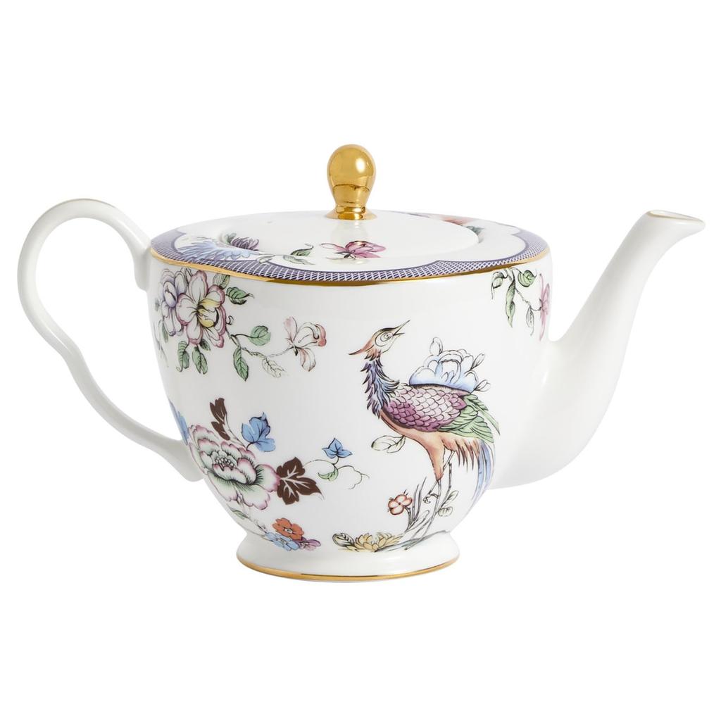 Импортный набор посуды Wedgwood Wanderlust Fortune для двоих Чайная чашка Блюдце для 2 персон Свадебный подарок 1069360 [Обычный продукт] (Чайник, & люди)
