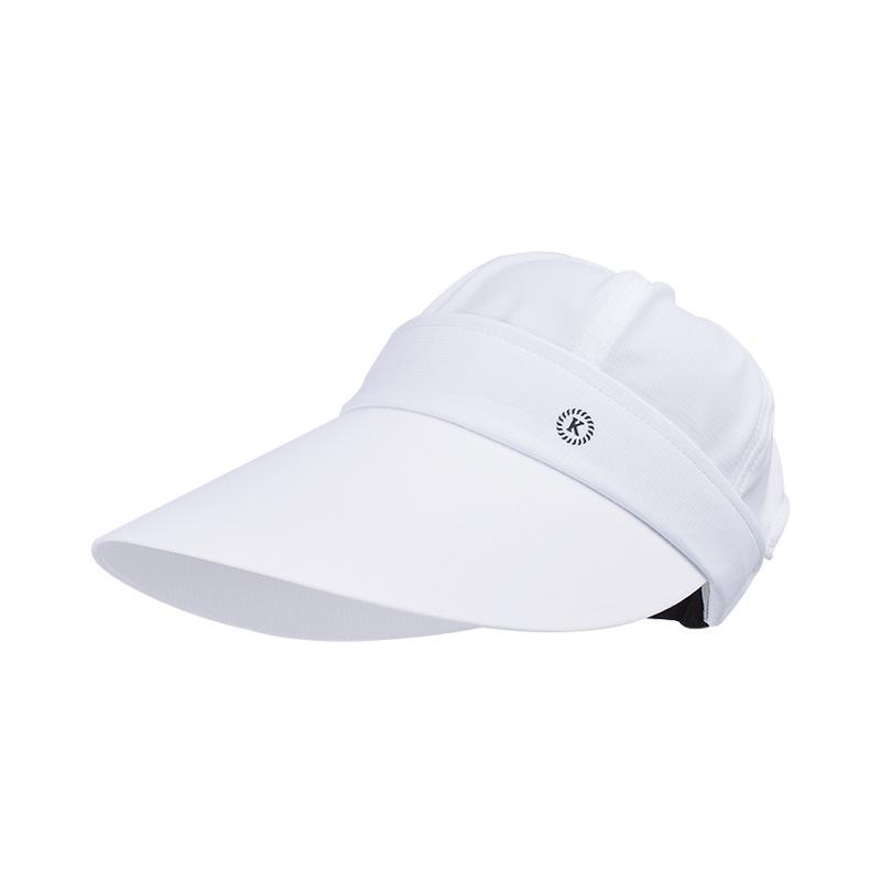 Long Brim Sun Visors for Women Removable Empty Top Baseball Caps Outdoor Cycling Hiking UV Protection Sunshade Travel Beach Hats