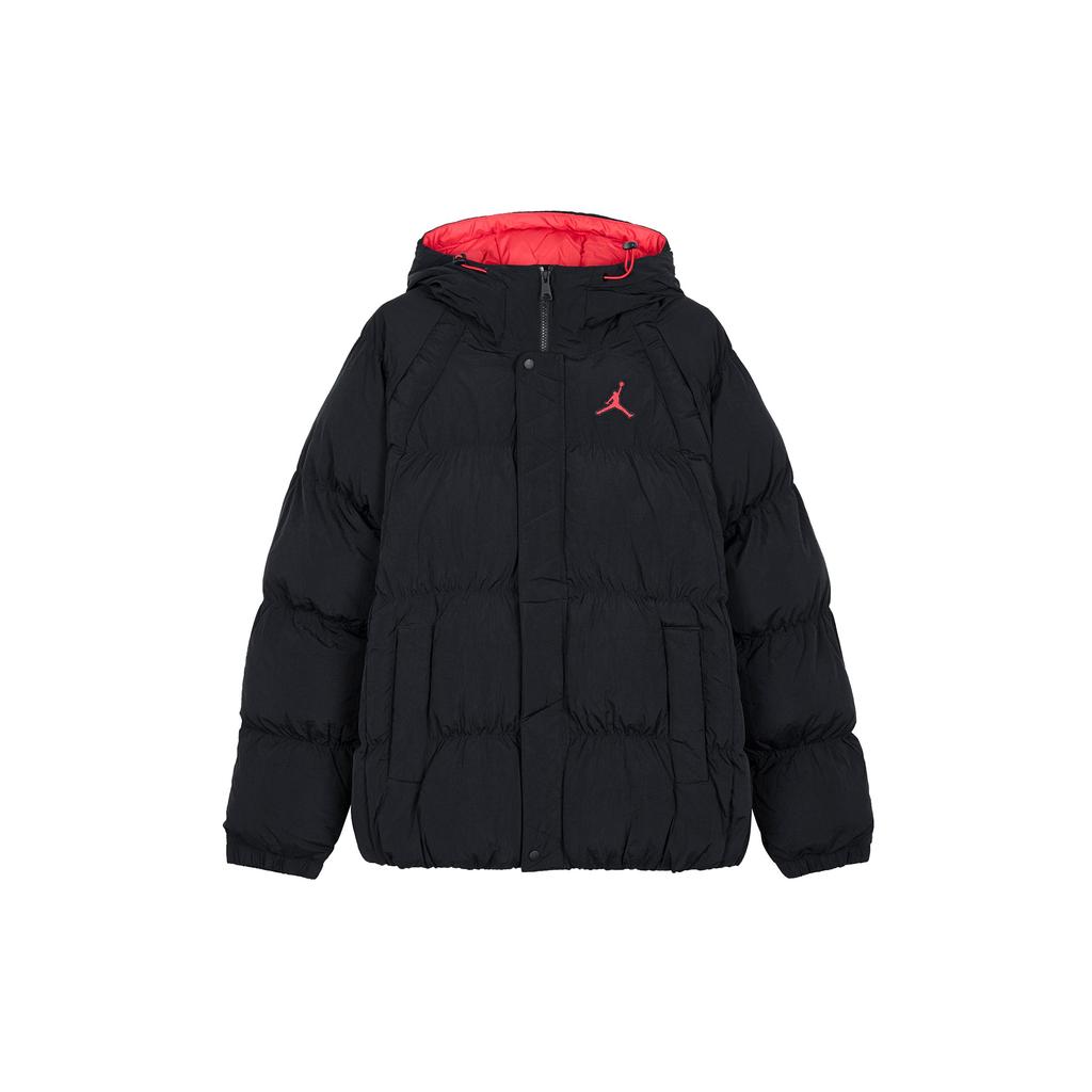 Jordan Толстовка на молнии с вышитым логотипом и длинным рукавом, хлопковая куртка, мужские топы, черный DQ7349-010