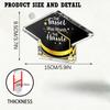 Плоская акриловая 2D-декорация в виде выпускной шапочки, для внутреннего и наружного оформления - Не требует батареек/электричества, Бесплатное дневное украшение, Декорация для магазина, Долговеч