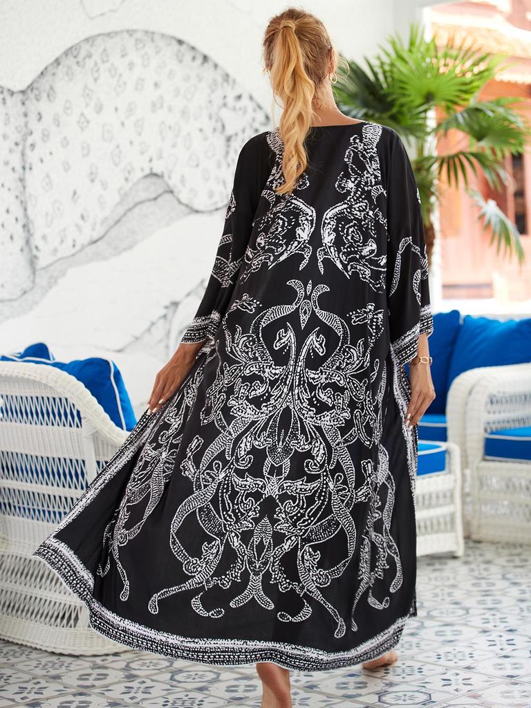 «Женская пляжная куртка из европейского и американского хлопка 2023 года: Сексуальный солнцезащитный кардиган бикини-накидка