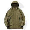 Mountain Outdoor Functional Jacket Men'S Loose Large Size Trendy Brand Hooded Tooling Windproof Jacket Top
