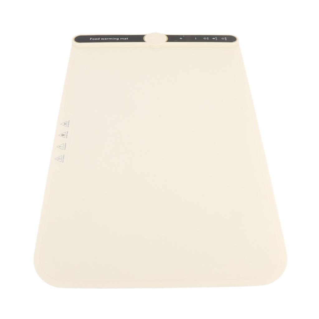 Подогреваемый коврик для еды 330 Вт, нагрев всей поверхности за 8 секунд, 9 настроек температуры, время 6 часов, блокировка от детей, селфи
