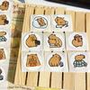 500 Pcs Cartoon Capybara Sticker Decals Decoration Diy Phone Notebook Suitcase Laptop Fridge Kids Sticker