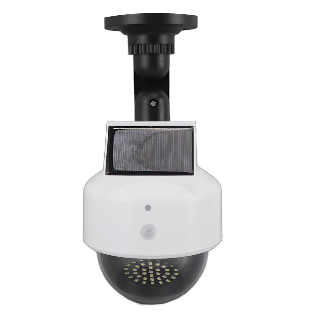 Solar Dummy Fake Camera Security Outdoor Solar Powered Simulated Surveillance Cameras with Flashing