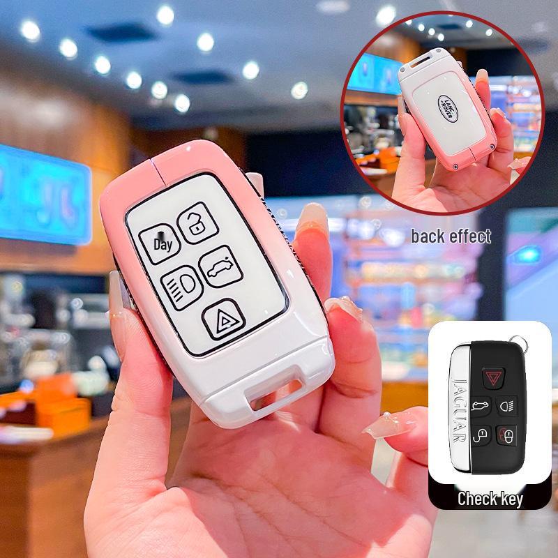 Key Covers for Land Rover Range Rover Evoque, Discovery 4/5, Velar, Range Rover Sport, and Freelander 2