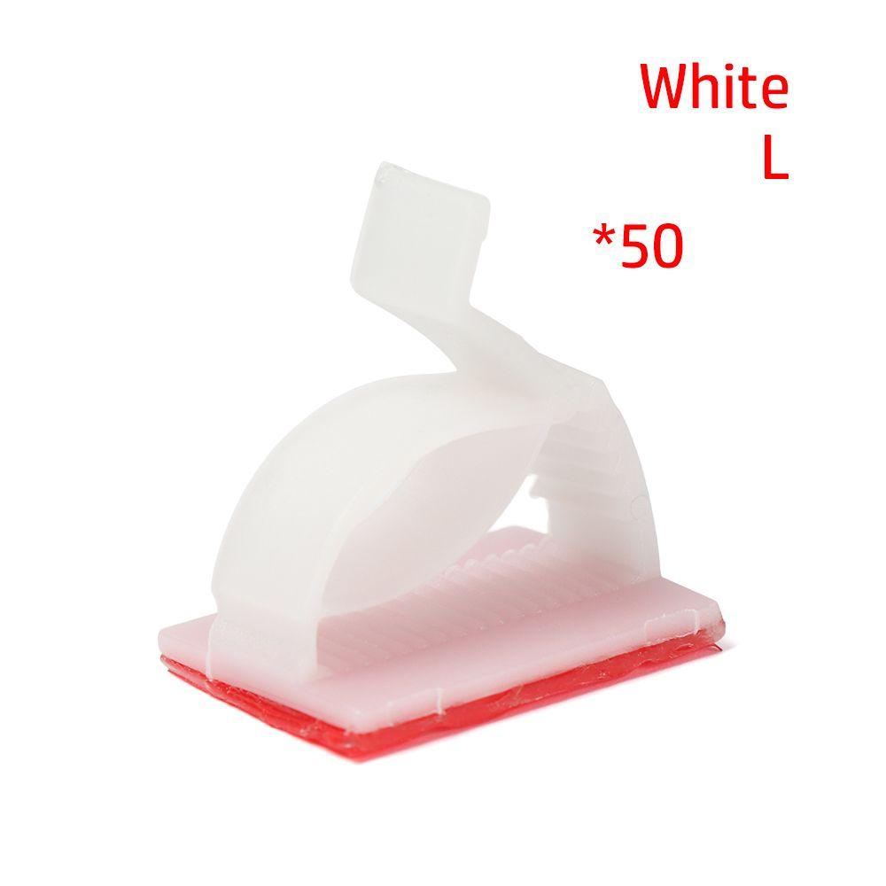 Organizer Clamp Fastener Self-adhesive Cable Clip Buckle Line Fixer Holder Wire Management