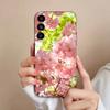 Розовый чехол для телефона с сакурой для Samsung Galaxy S21 22 23 24 S25 Ultra PlusS20 FE S10 Plus Чехол Funda