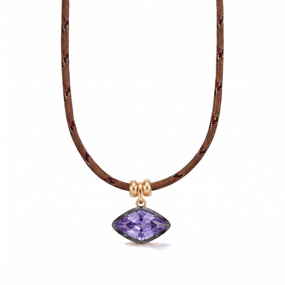 Handmade Chain Pendant Necklace Vintage Boho Necklace Statement Cord Chain Necklace Daily Wear