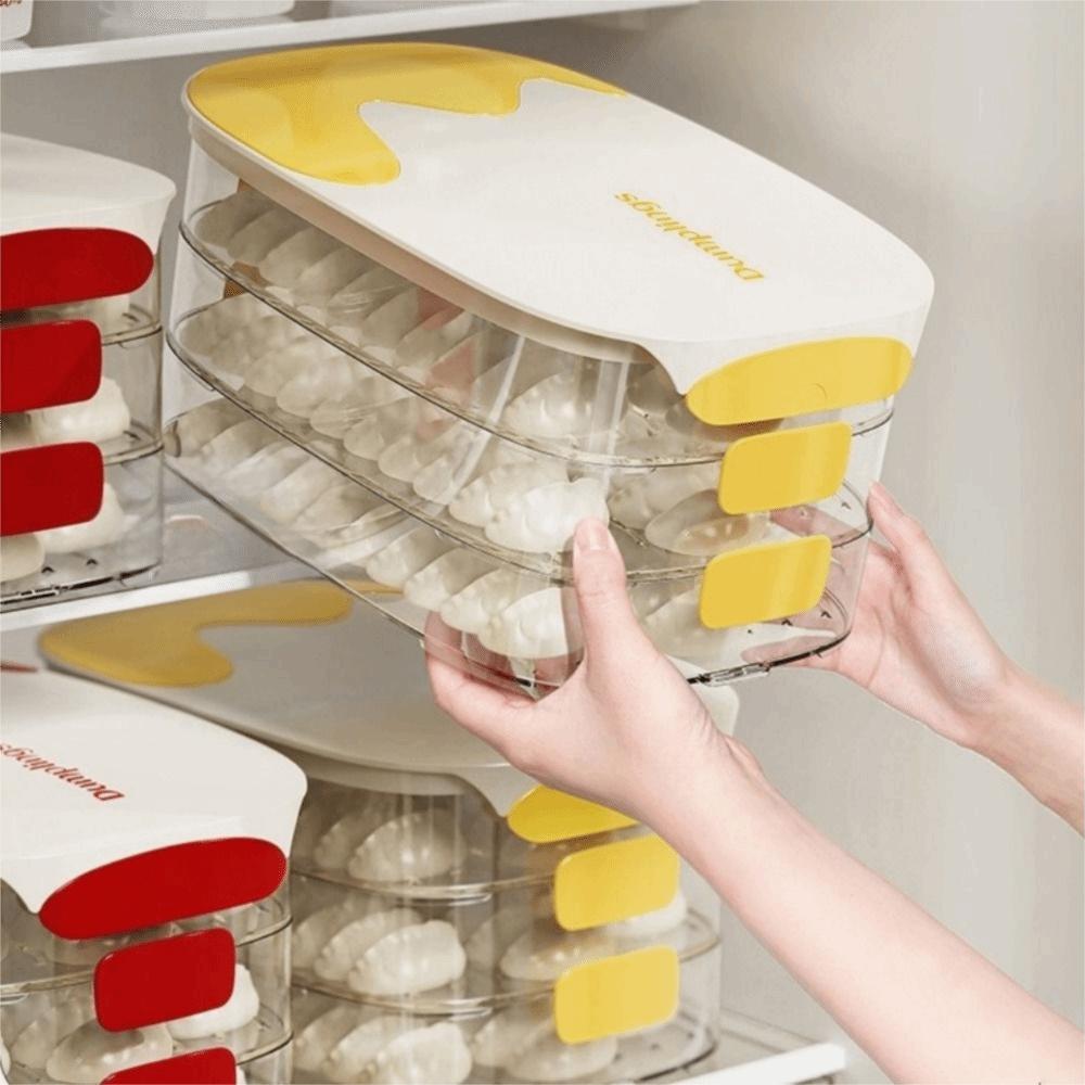 Quick Freezing Wonton Storage Box Multi-layer Food Storage Container Kitchen