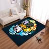 Japanese Anime Pokemon Pikachu Eevee Large Area Rug 3D Carpet Home for Living Room Kids Bedroom Sofa Doormat Children Floor Ma