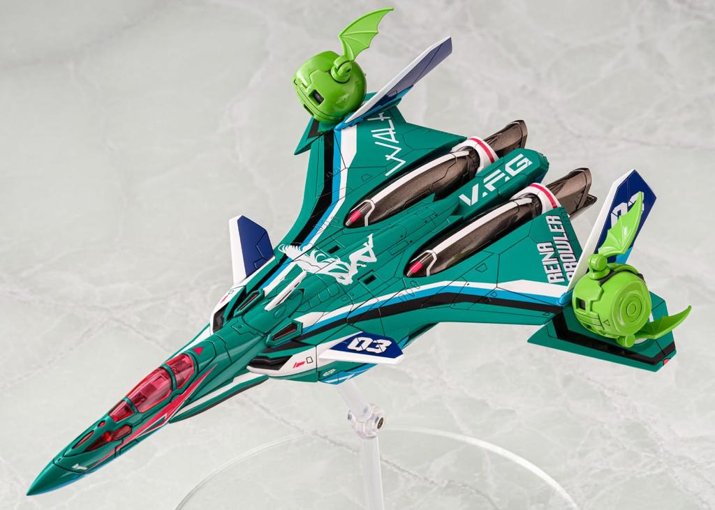 Aoshima Bunka Kyozai VFG Macross Delta Kairos Reina Prowler Высота 140 мм пластиковая модель VF-31A приблизительно. Цветовая кодировка MC-15 (Самолет)