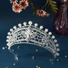 Свадебные украшения в стиле ретро-дворец в стиле барокко, сплав, стразы, свадебное платье, банкетная тиара, корона