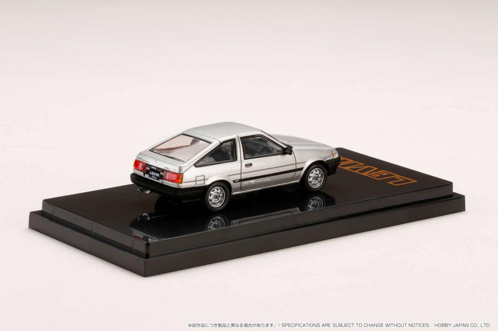 HJ64 Toyota Corolla Levin AE86 GTV Серебристый Готовая Модель HJ641037BSK 1/64 3-дверная