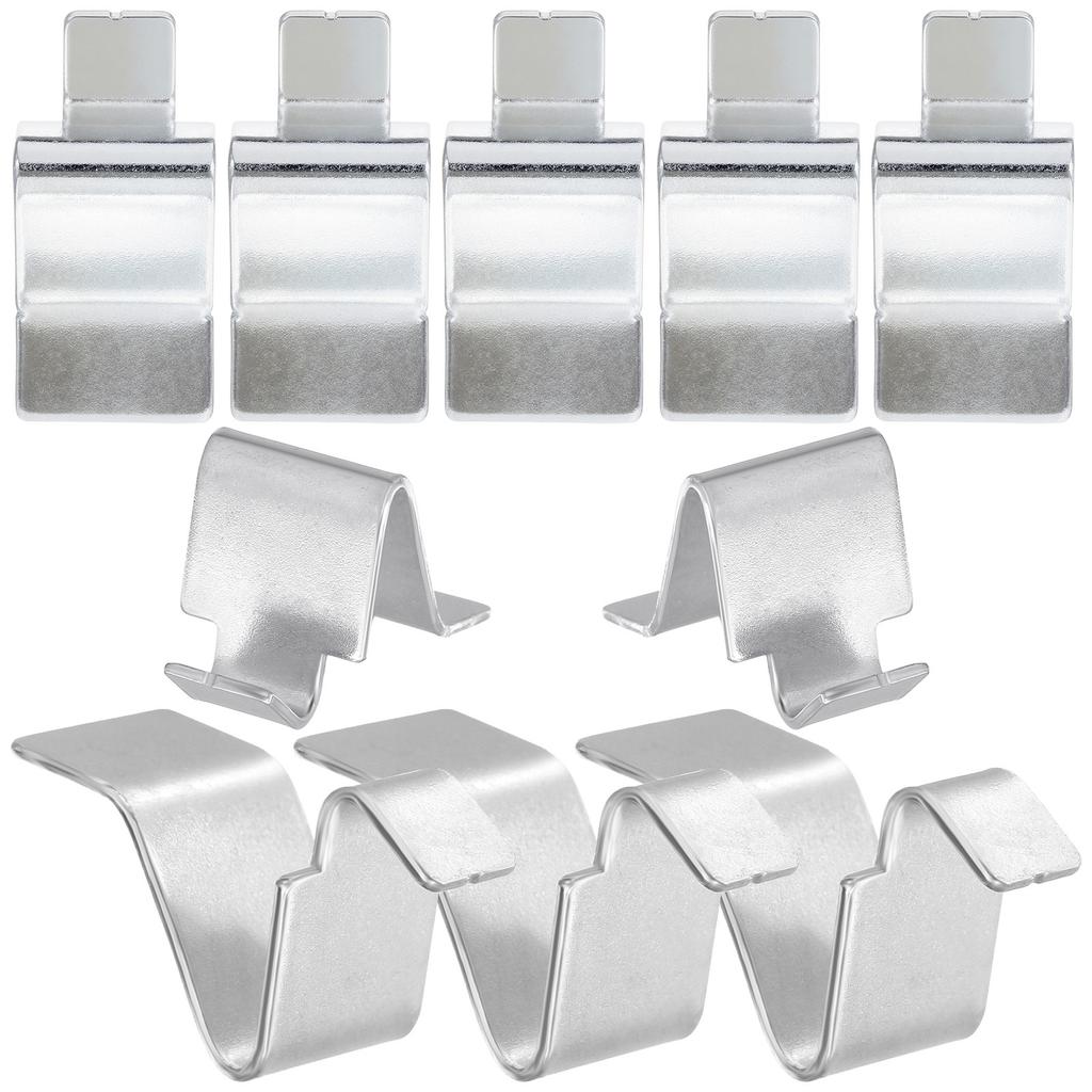 10Pcs Cabinet Shelf Clips Metal Heavy Duty Support Sturdy File Cabinet Accessories for Shelving and Bookcase Metal Clips