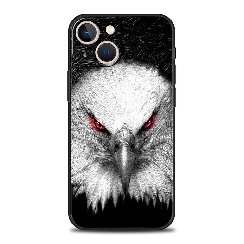 Роскошный чехол для телефона Tiger Lion Leopard для iPhone 13 15 14 12 11 Pro MAX XR X SE XS 7 8 Plus, силиконовый черный защитный чехол