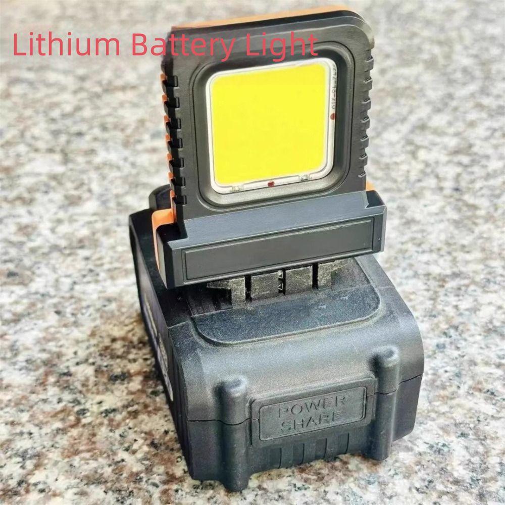 Tools Long Runtime LED Work Light Li-ion Battery 20-21V Cordless Work Lamp Compatible Luminous Lithium Battery Light Workshop