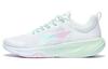 Li Ning Lanying Light Comfortable Textile, TPU Low top Running Shoes Women's White Cyan Pink AFVT012-3