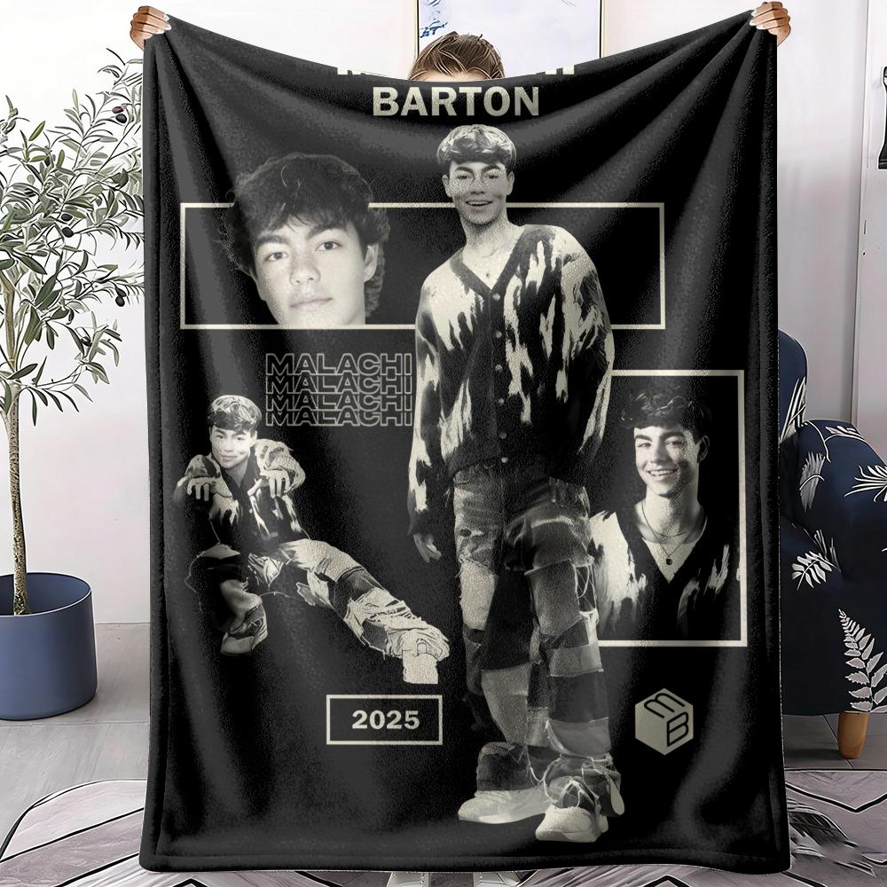 GUOYU Blanket Love Mmalachi Barton Throw Soft Flannel Throw Summer Blanket Lightweight Cozy Nap Blanket for Sofa Bed Travel