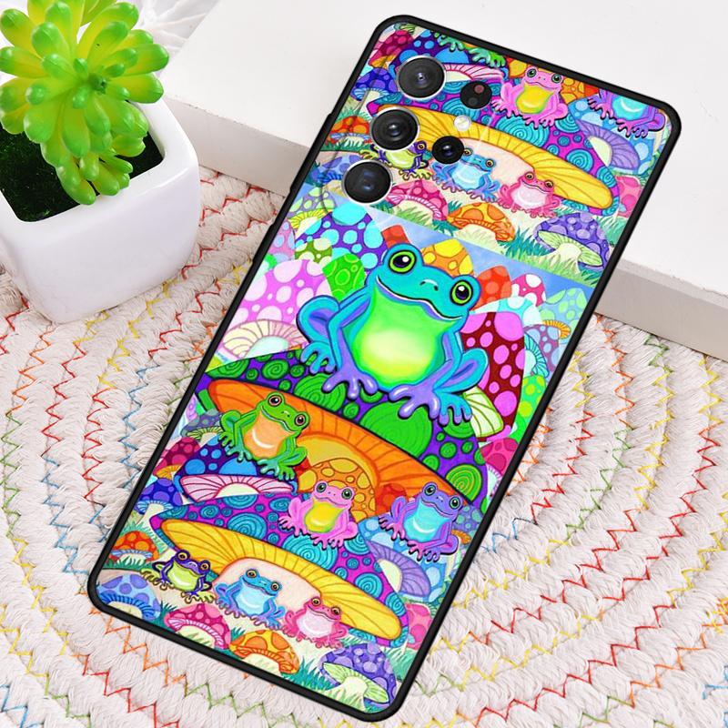 Frong Froggy Art Крутой Хиппи Чехол для Телефона для Samsung Galaxy note 10 pro S26 Ultra S23 S24 FE S25 S21 S22 PLUS Ударопрочный Чехол