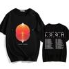 Imagine-Dragons Loom World Tour T-shirt Short Sleeve Round Neck Tee-shirt Hip Hop Graphic Printing Streetwear Tshirts Cotton Tee