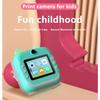 Детская игрушка-камера мгновенной печати 1080p HD Термобумага Фотопечать Камера Видеокамеры Игрушки Развивающие игрушки для улицы