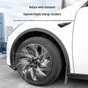 19-Inch Black Decorative Hubcap Cover for Tesla Model Y Wheels