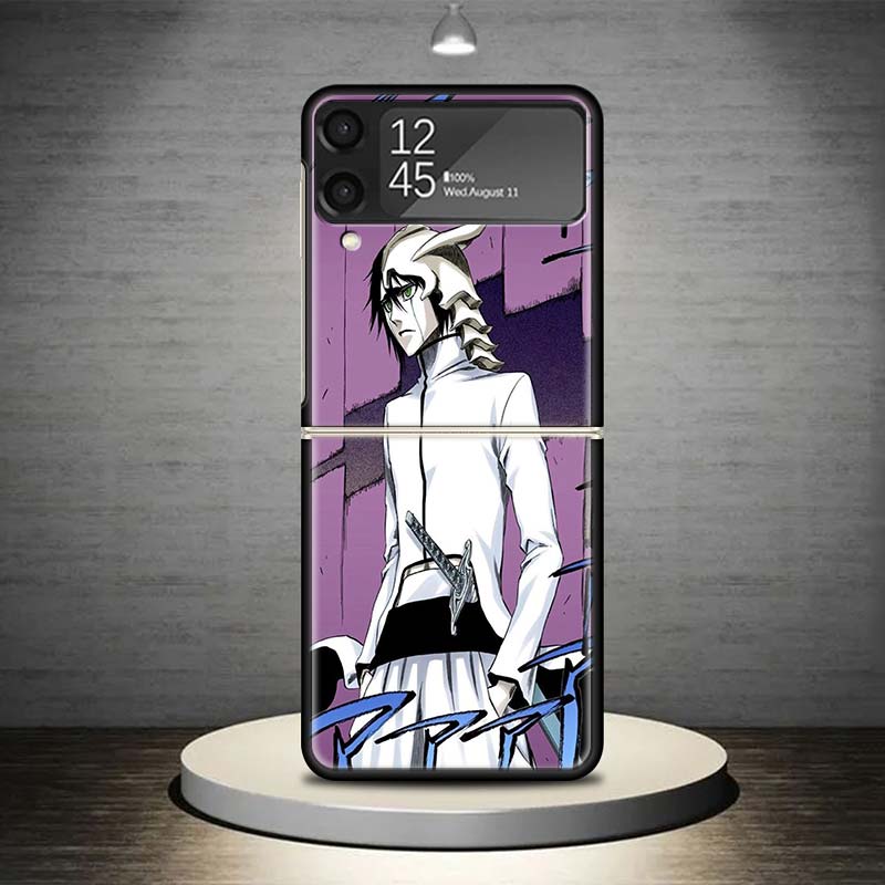 Чехол для телефона Bleach Улькиорра Сифер 4 для Samsung Galaxy Z Flip 7 6 5 4 3 5G Ударопрочный чехол Z Flip7 Flip6 ZFlip5 Flip3 Flip4 Lux