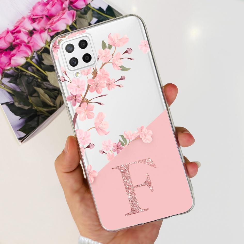 Case For Samsung A22 5G Case SM-A226B Soft Clear Silicone Cute Letters Phone Case For Samsung Galaxy A22 4G A22S 5G Cases Bumper