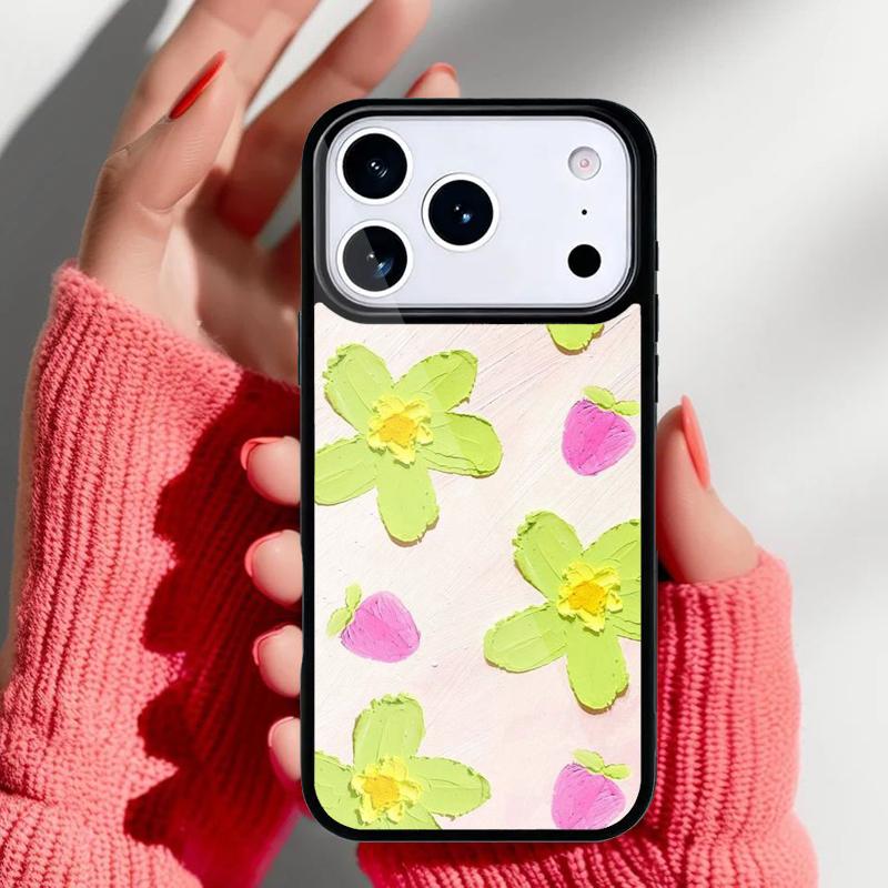 Ретро чехол для телефона с масляной живописью для iPhone 17 Air 16e 15 14 13 Pro Max Задняя крышка для 12 11 Pro Coque