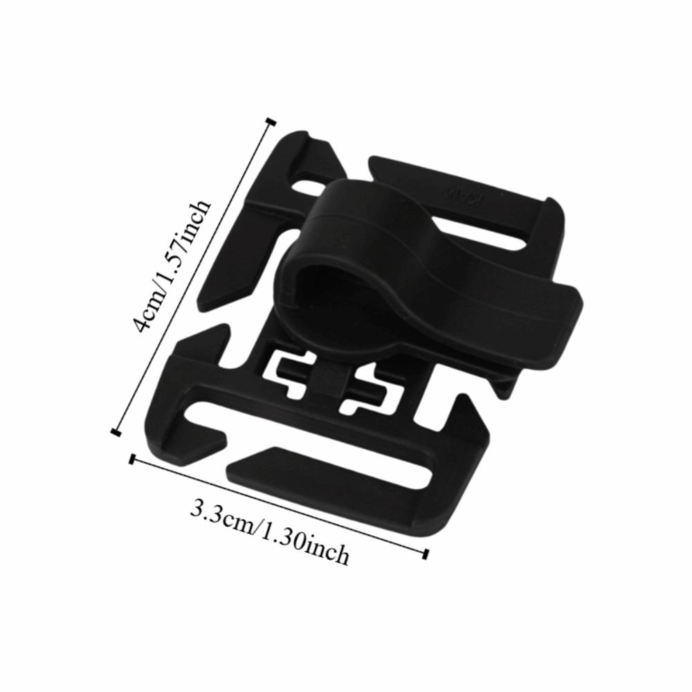 10 Pcs Lightweight Hydration Tube Clips Adjustable Water Tube Clip Durable Backpack Buckle  Outdoor