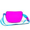 coral high Kids Pink Silver Unicorn Patterned Waist Bag 22490