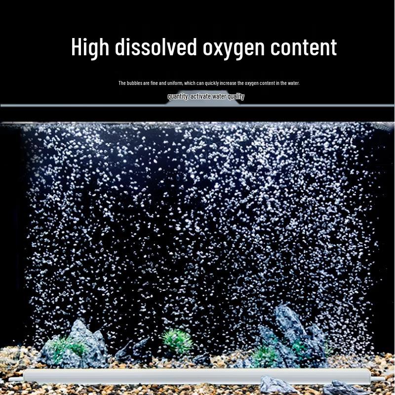 Aquatic Plant Oxygen Bubble Stone: Nano Air Disc for Fish Tank Decoration and Oxygenation.