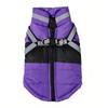 Dog Coat With Harness Winter Warm Dog Clothes For Small Medium Dogs Cats Windproof Cat Clothing Chihuahua Yorkshire Pet Jacket