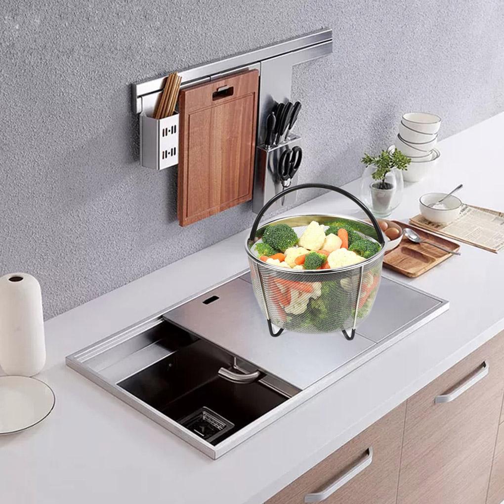 Аксессуары для корзин-пароварки из нержавеющей стали Инструмент для приготовления овощей на пару