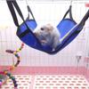 Mesh Cloth Foldable Squirrel Hammock Pet Playing Nest Pet Cage Accessories Swing Hamster Bed