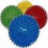 Pointed Dog Balls | Cleans Teeth For Healthier Gums  Dog Toys  Blue Colored , Yellow and Green Pointed Balls