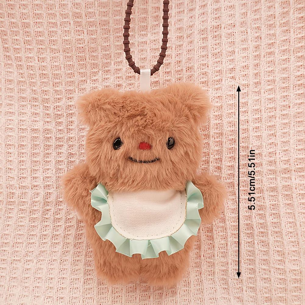 Подвеска в виде плюшевой куклы «Медведь-масло», симпатичная мягкая подвеска в виде медведя, мультяшная кукла, рюкзак, сумка для ежедневного подвешивания, украшения, аксессуары #469441