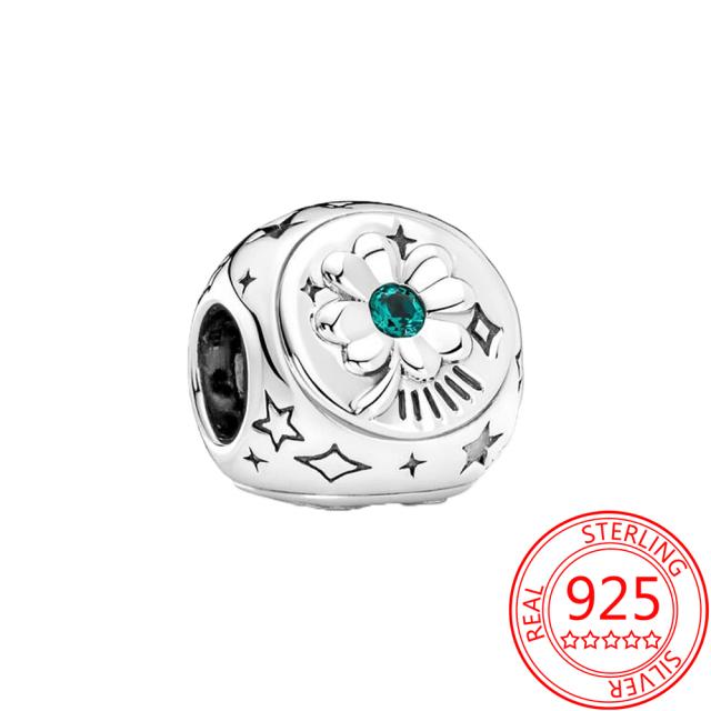 Новый брелок-ключ в виде божьей коровки и сердца, подходит для оригинального модного браслета из стерлингового серебра S925, брелок-подвеска для девочки, подарок