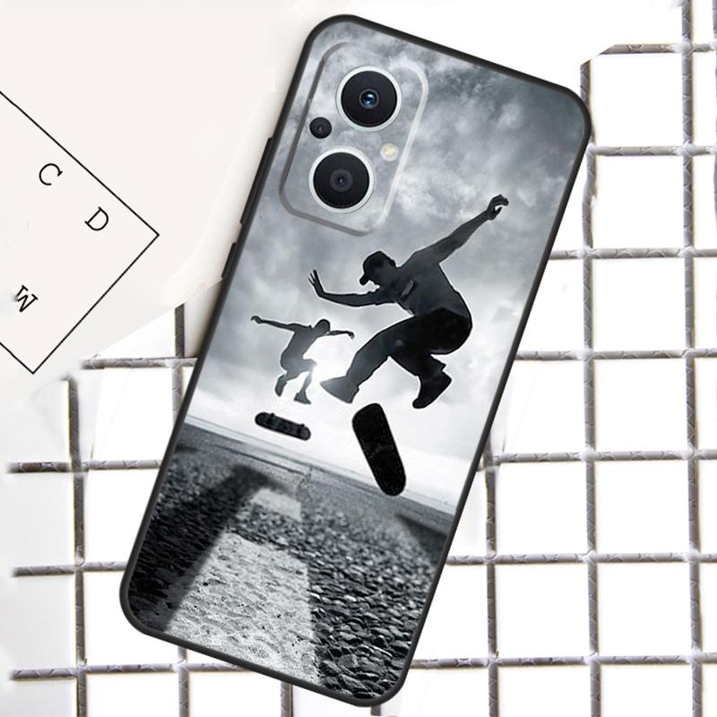 Крутой чехол для телефона в стиле скейтбординг для OPPO Reno 8T 7 8 Lite 14F 14 13 12 11 F 10 Pro OPPO Find X8 X6 X5 X9 Pro