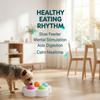 Rotatable Smart Slow Feeder Toys Stable Base Dog Hiding Food Bowl Pet Treat Dispenser  Pet Supplies