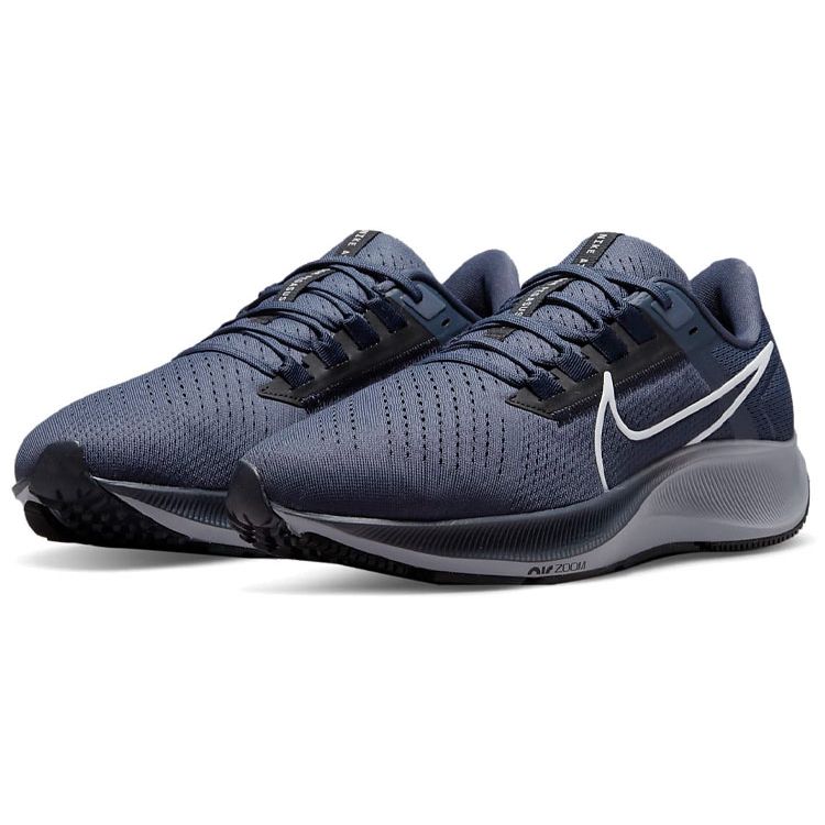 Nike Air Zoom Pegasus 38 Thunder Blue Мужские кроссовки черные темно-обсидиановые волко-серые CW7356-400
