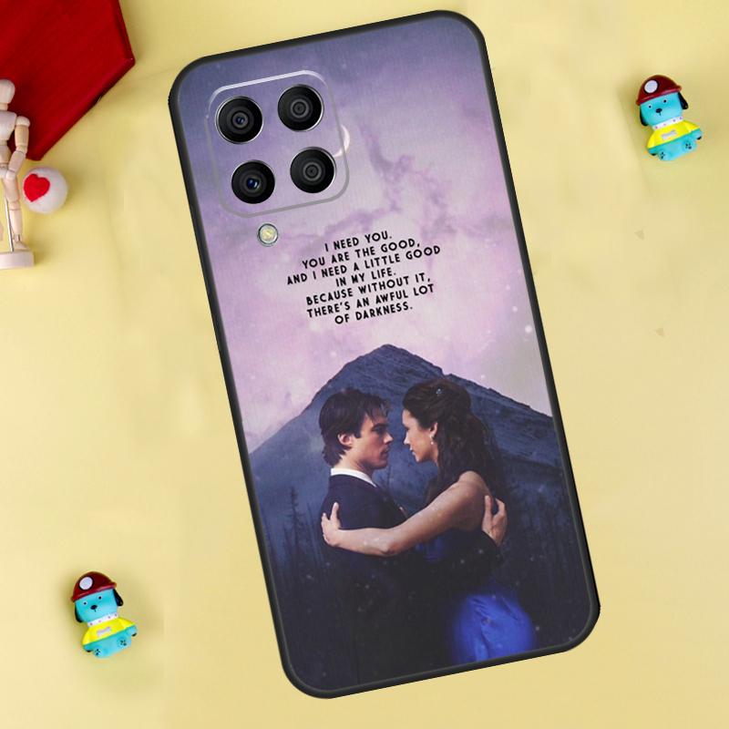 Чехол Vampire Diaries Damon Salvatore для Samsung Galaxy M55 M14 M34 M54 M32 M52 M15 M11 M12 M13 M06 M16 M36 M56 M31 M53 M35